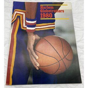 Harlem Globetrotters‎ 1980 Program Booklet Vintage Have A Coke And Smile Advert